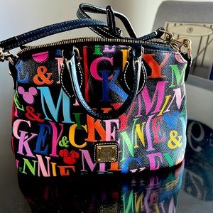 Dooney & Bourke Rainbow Mickey & Minnie Purse